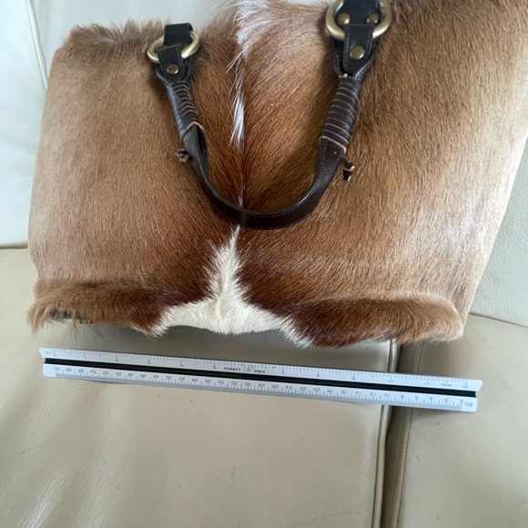 Vintage Diane Gail Springbok Antelope Fur Tote - RARE!  Sustainably harvested. - Picture 2 of 15